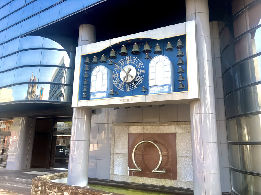 弘光舎様　本社ビルのからくり時計